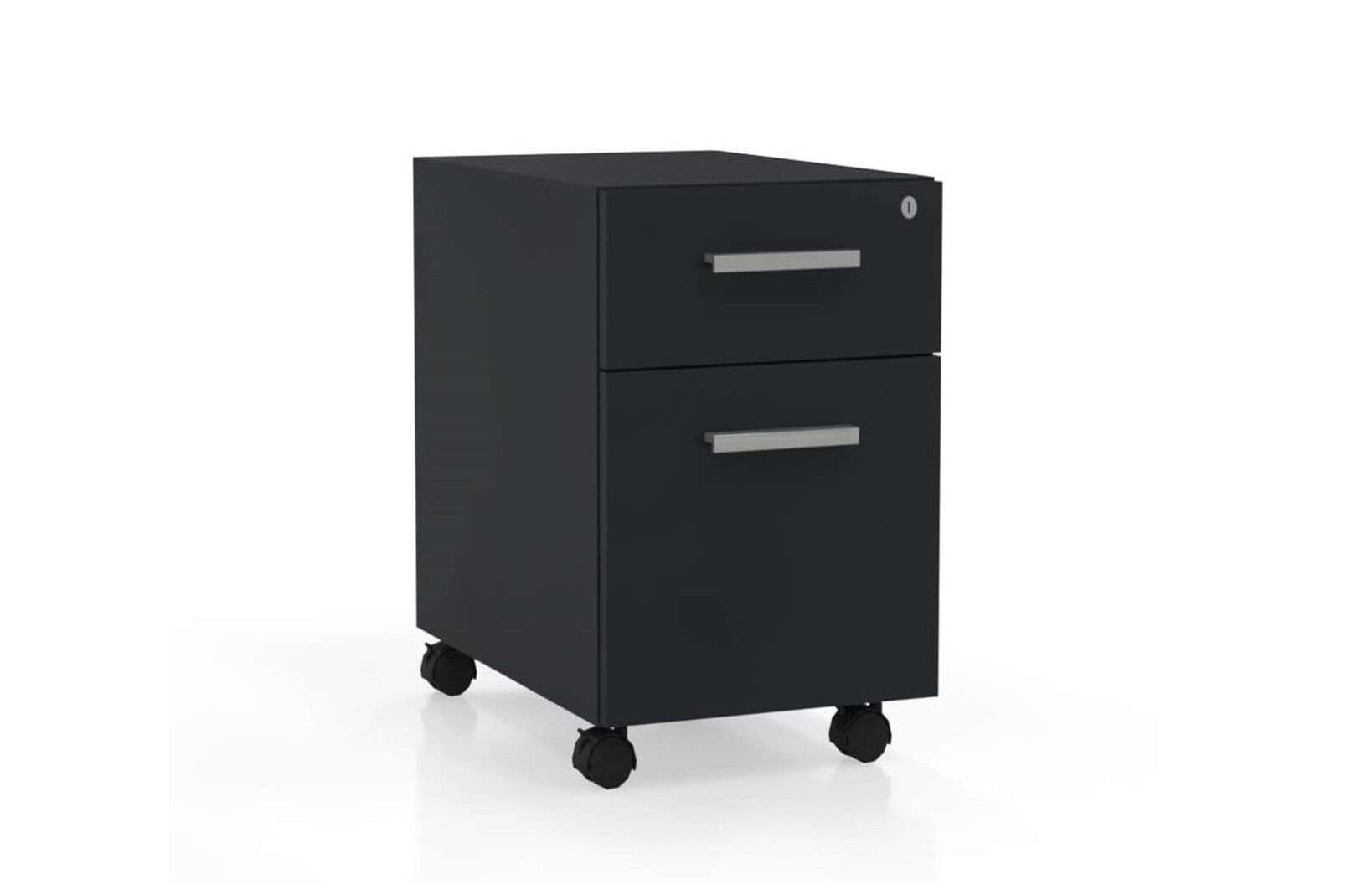 L shaped desk with filing cabinet metal pedestal raven_preview