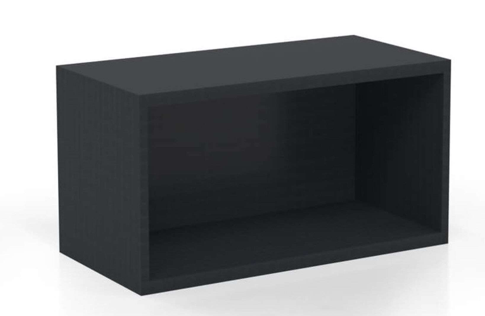 L shaped modern desk wall mount hutch raven_preview
