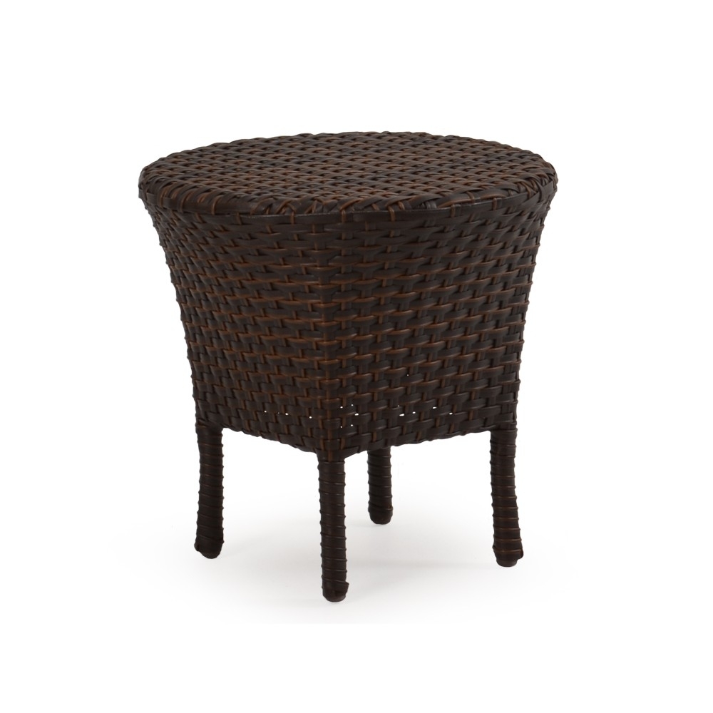 Small rattan table 2025 grey