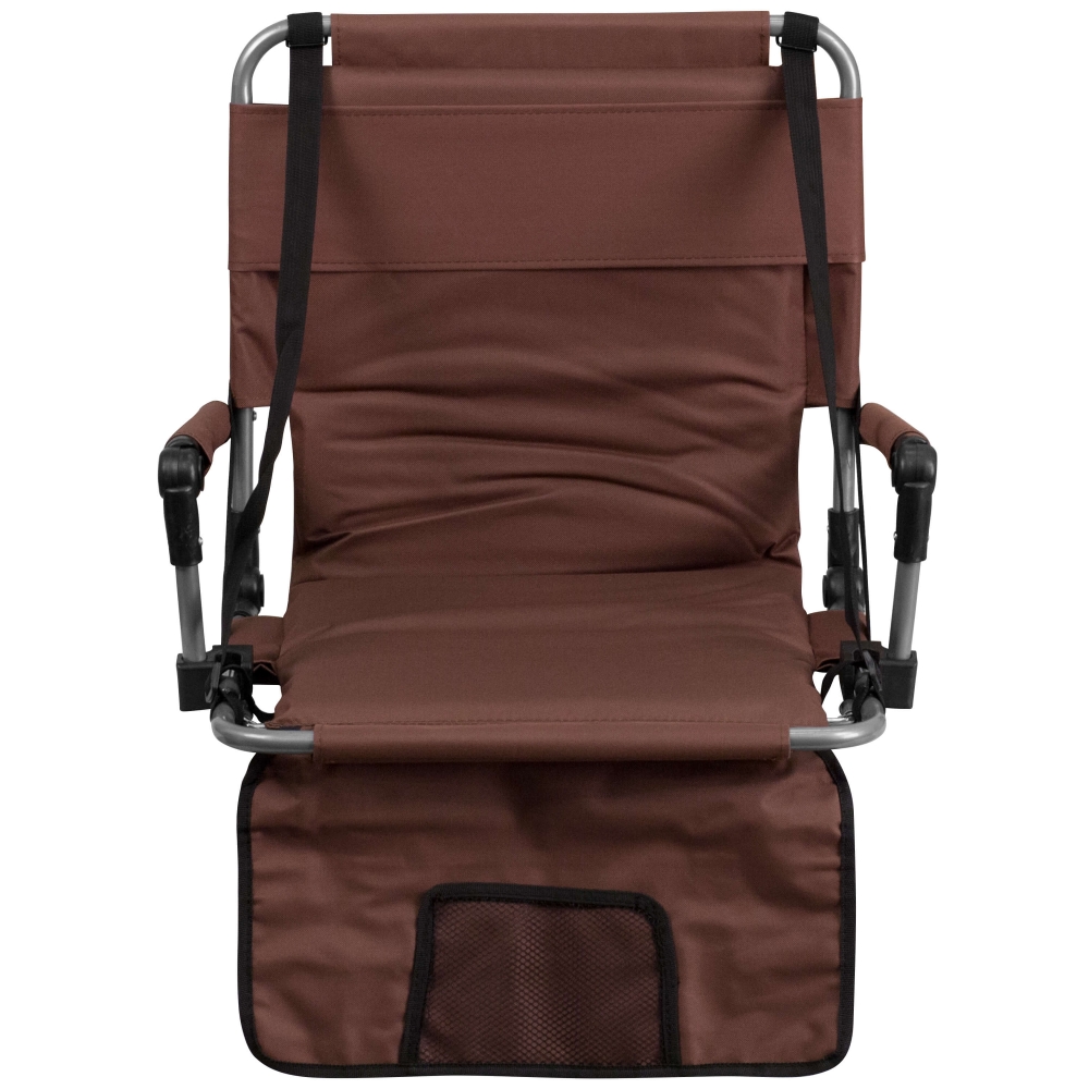 Portable travel chair front view