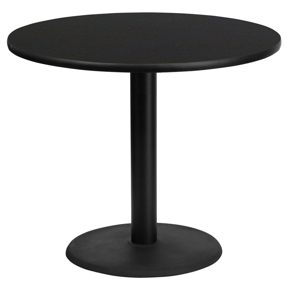 Restaurant tables CUB XU RD 36 BLKTB TR24 GG FLA