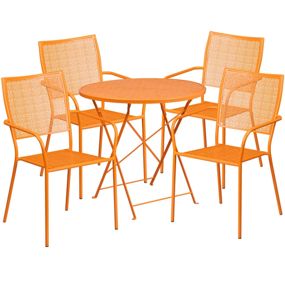 Outdoor bistro set 4 chairs 2025
