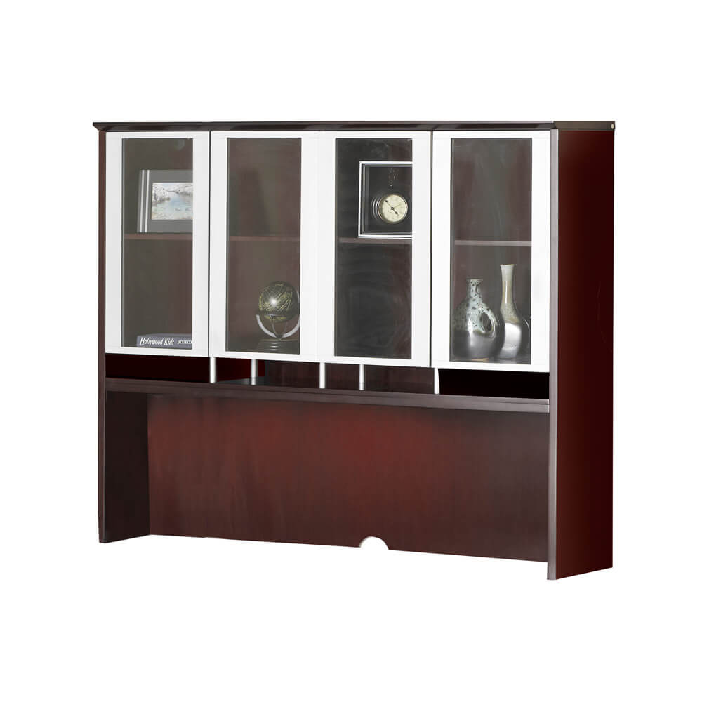 U shaped office desk with hutch component CUB NAPOLI SUITE 29 YAM 1