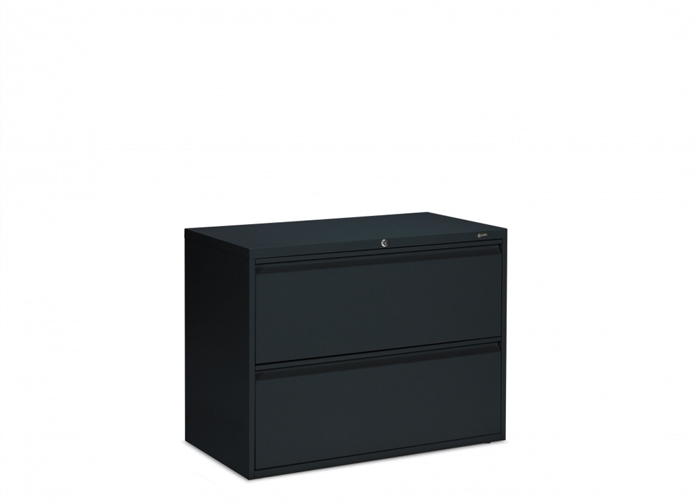 2 drawer filing cabinet CUB 1930P 2F12 BLK OLG