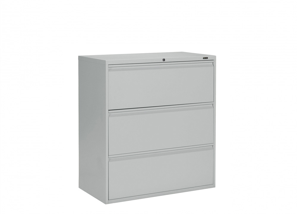 3 drawer filing cabinet CUB 1930P 3F12 LGR OLG