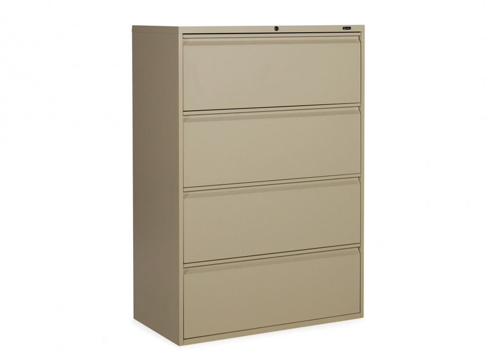 4 drawer lateral file cabinet CUB 1936P 4F12 DPT OLG