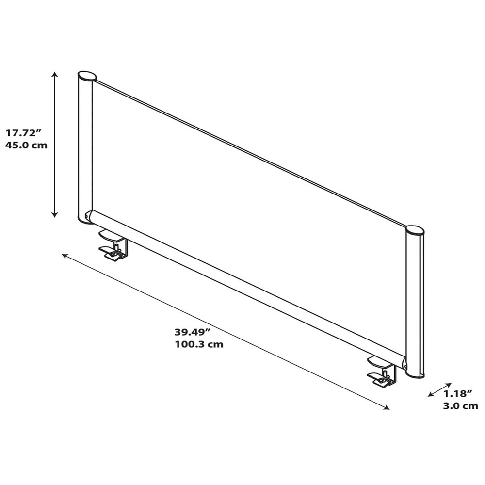 40 acrylic desk dividers scheme