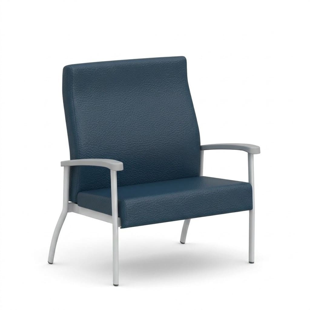 Armchair left link navy Armchair left link navy