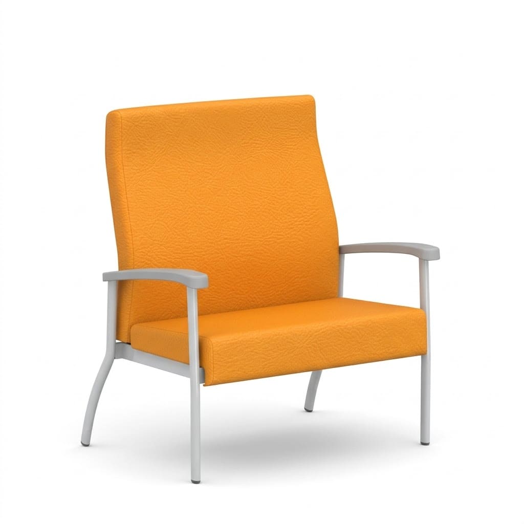 Armchair left link orange Armchair left link orange