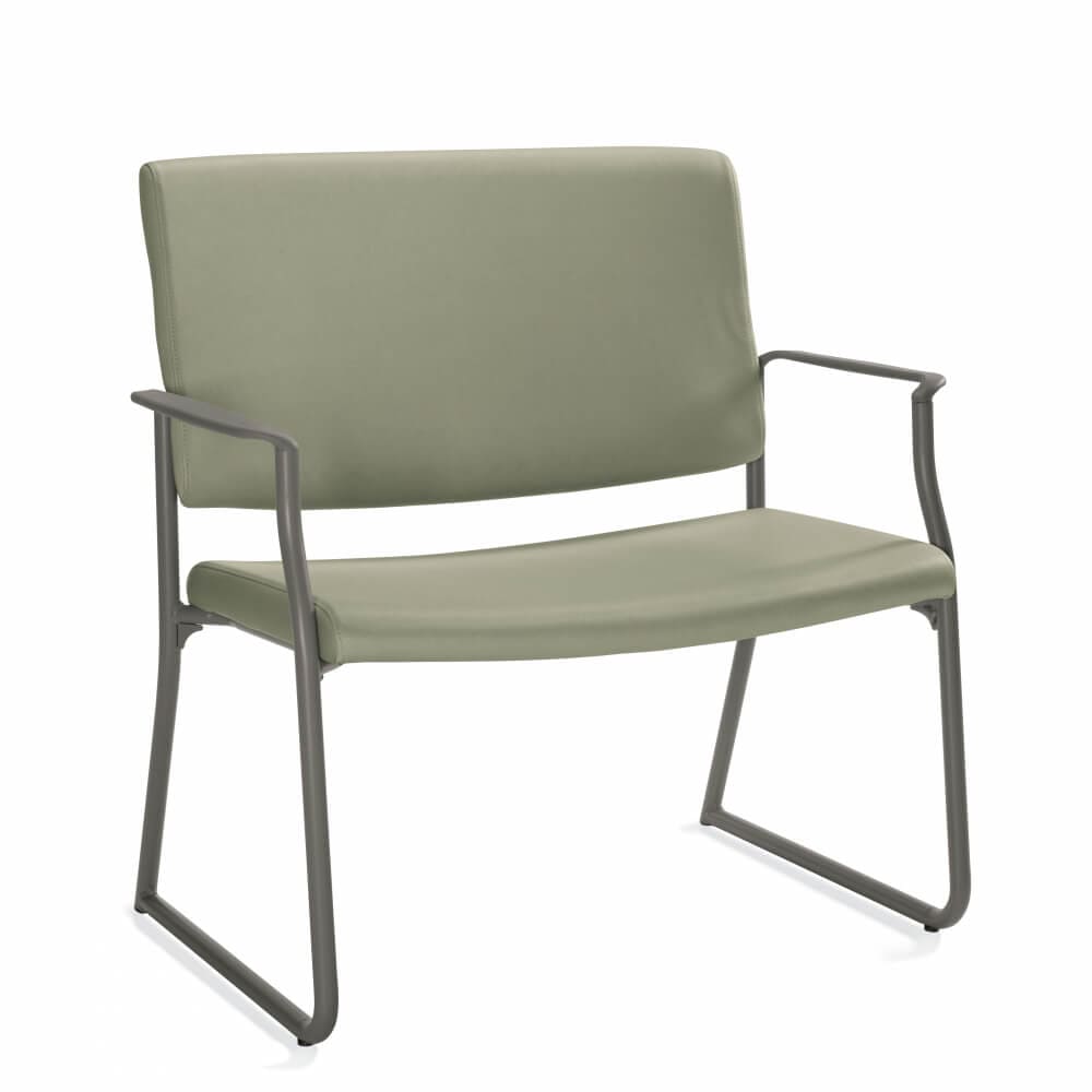 Bariatric sled base legs white