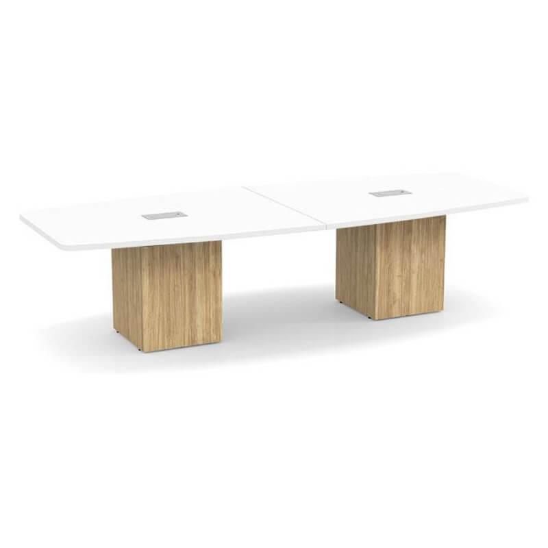 Boat shape white top aspen base 1 Boat shape white top aspen base 1
