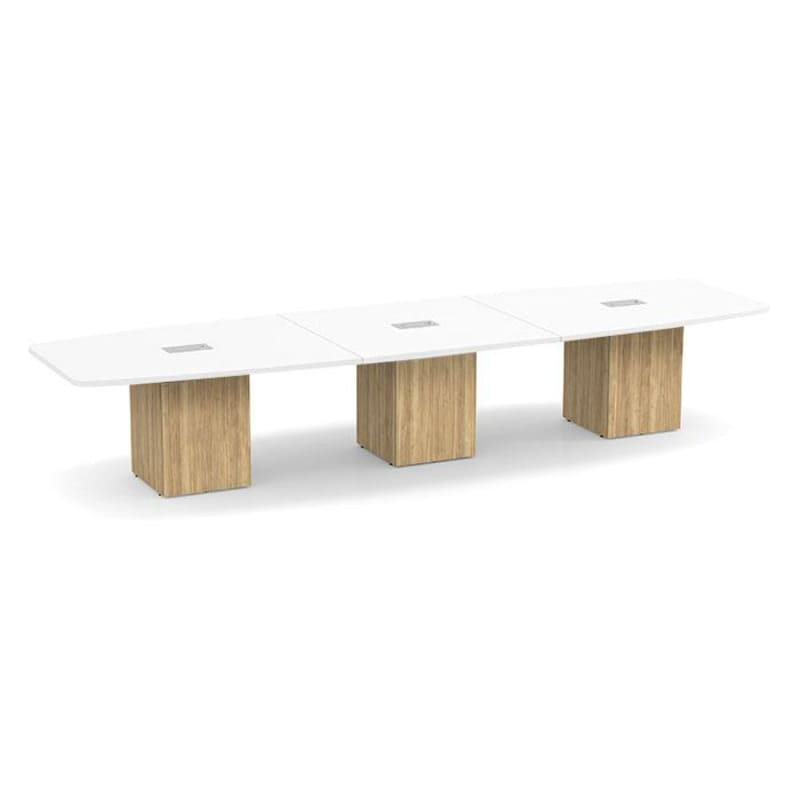 Boat shape white top aspen base 3 Boat shape white top aspen base 3
