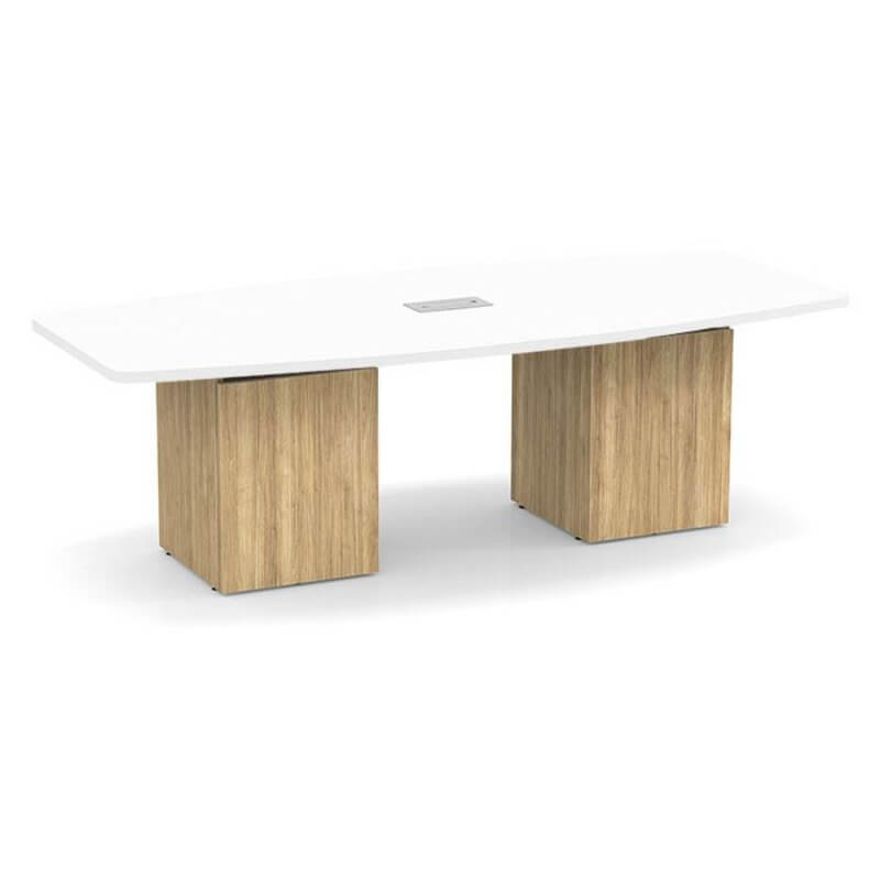 Boat shape white top aspen base Boat shape white top aspen base