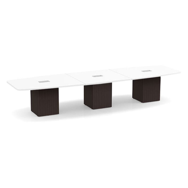 Boat shape white top espresso base 3 Boat shape white top espresso base 3