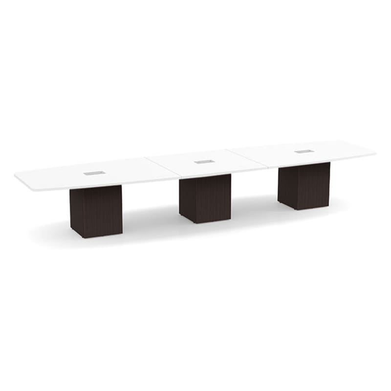 Boat shape white top espresso base 4 Boat shape white top espresso base 4