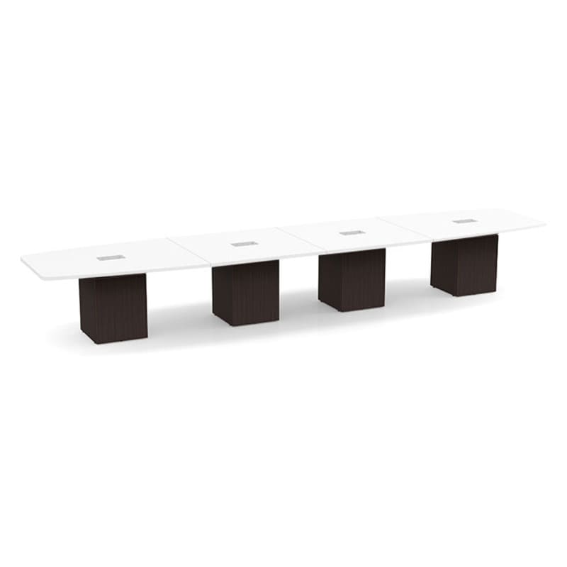 Boat shape white top espresso base 5 Boat shape white top espresso base 5