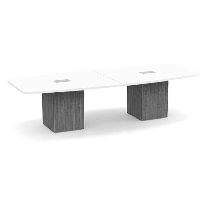 Boat shape white top gray base 1 Boat shape white top gray base 1