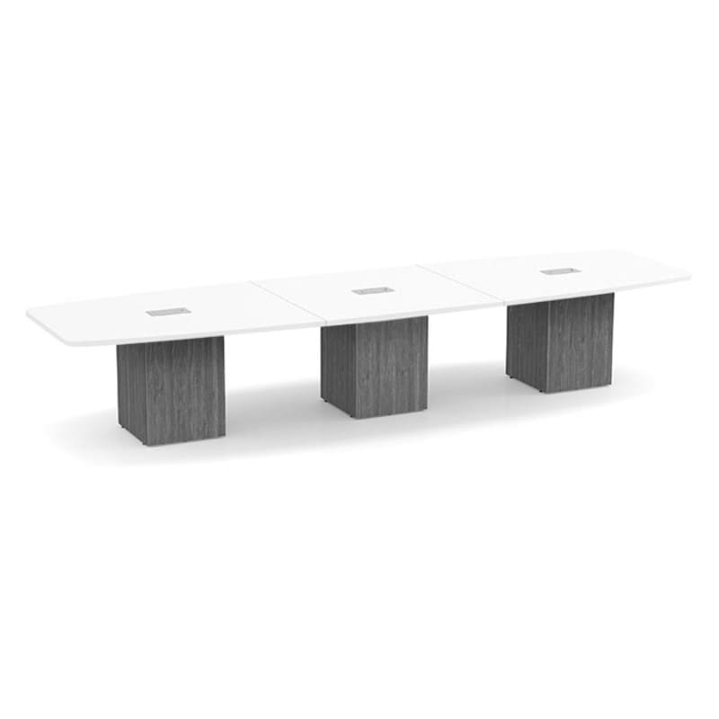 Boat shape white top gray base 3 Boat shape white top gray base 3