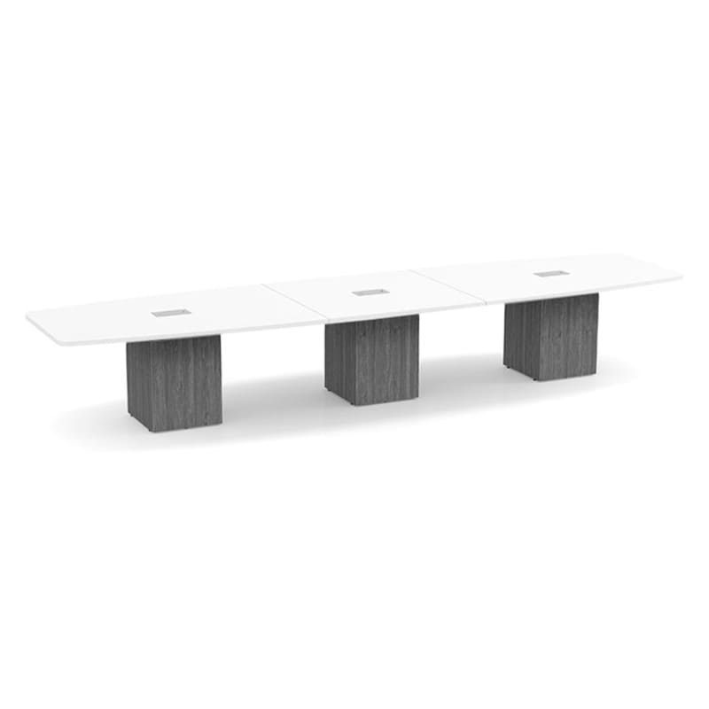 Boat shape white top gray base 4 Boat shape white top gray base 4