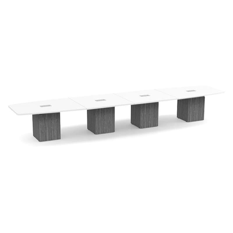 Boat shape white top gray base 5 Boat shape white top gray base 5