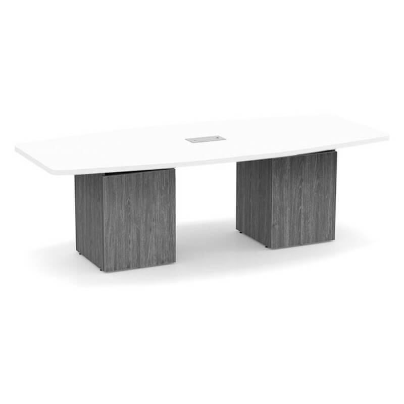 Boat shape white top gray base Boat shape white top gray base