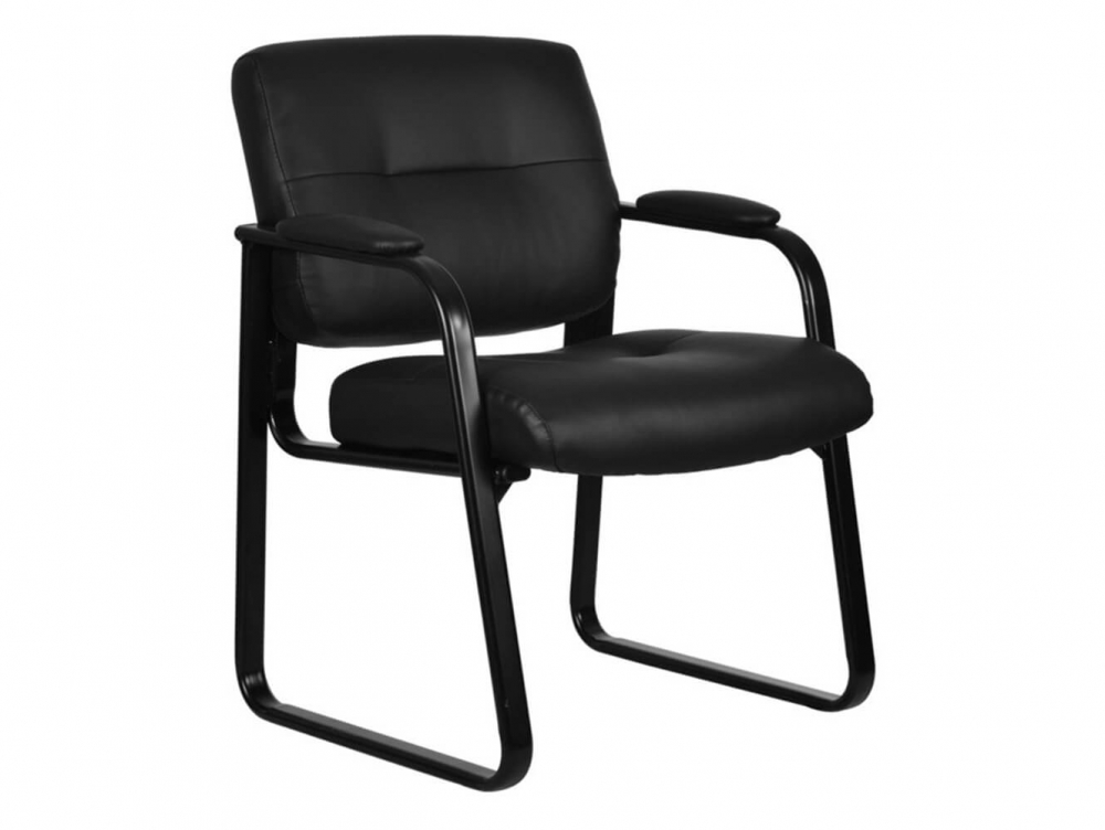 Basyx Vl693 Leather Waiting Room Chairs