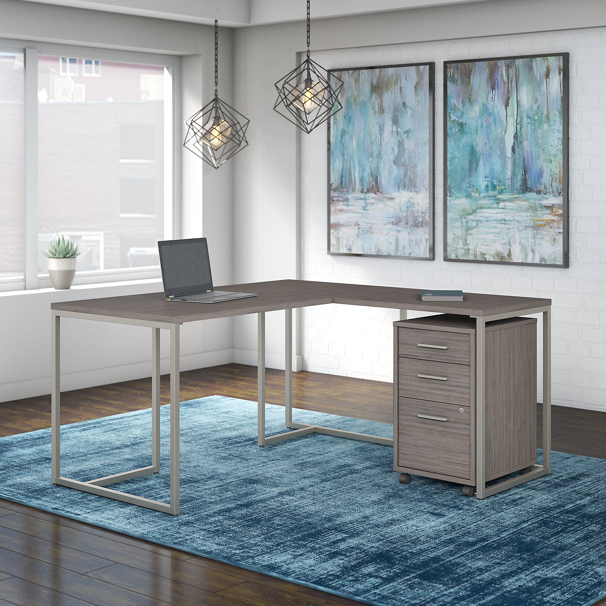 Harmony L Shaped Desk Small Space 60w X 60d