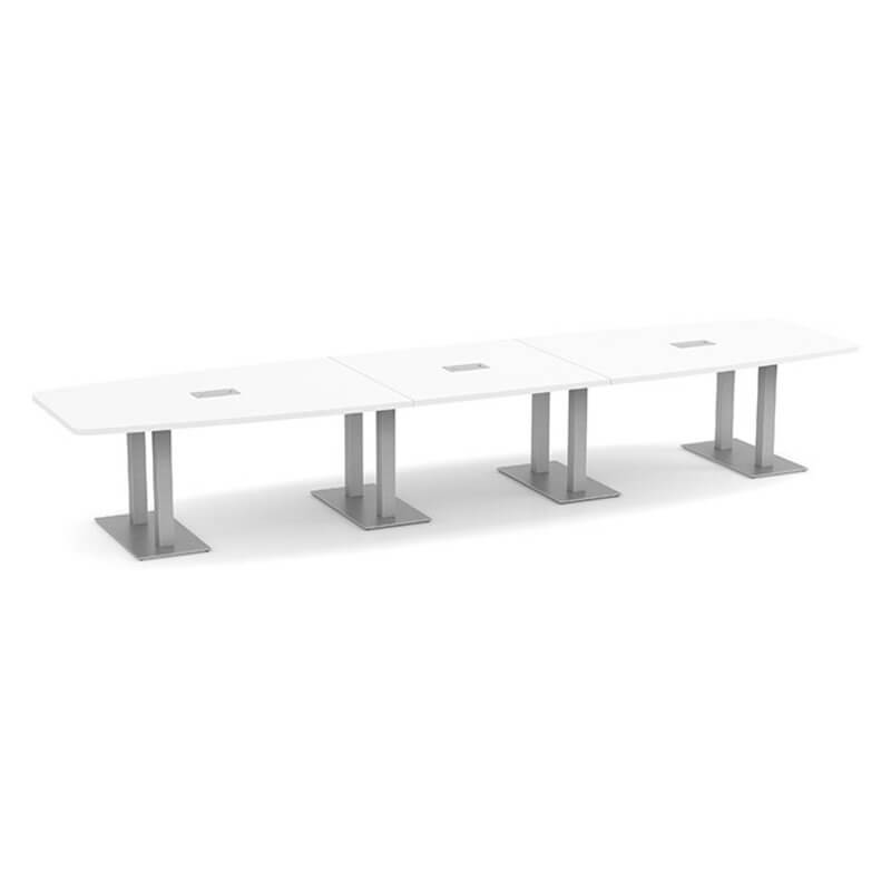 Nexus boat shape metal base white 4 Nexus boat shape metal base white 4