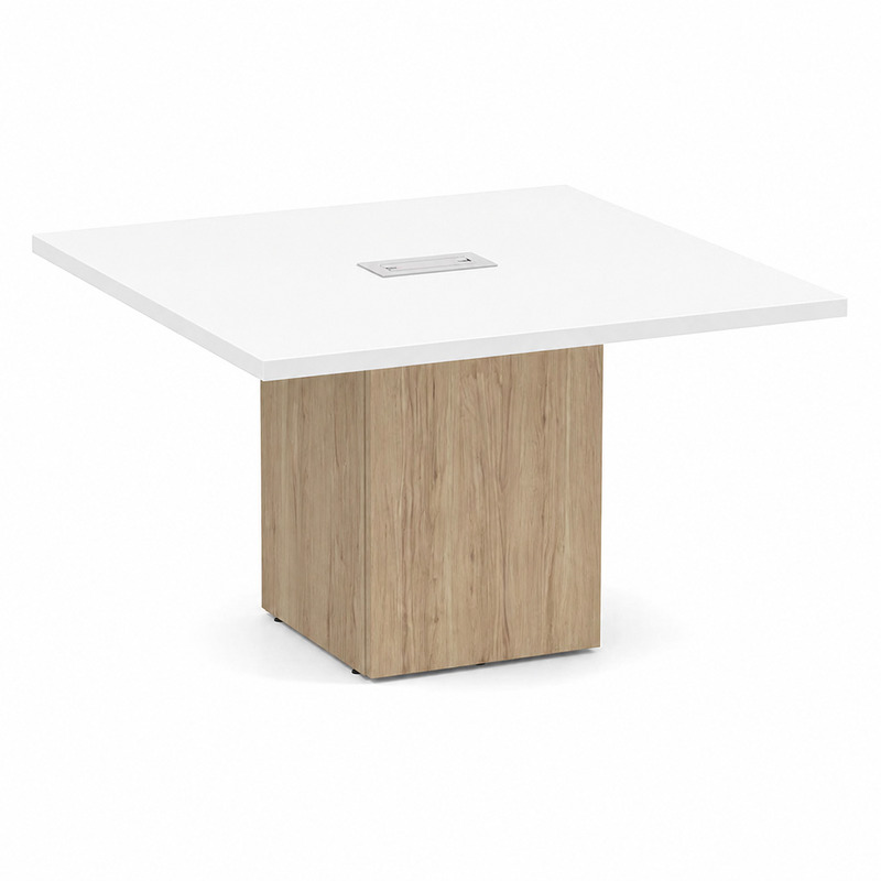 Square Table White Top Aspen Base 1 Square Table White Top Aspen Base 1