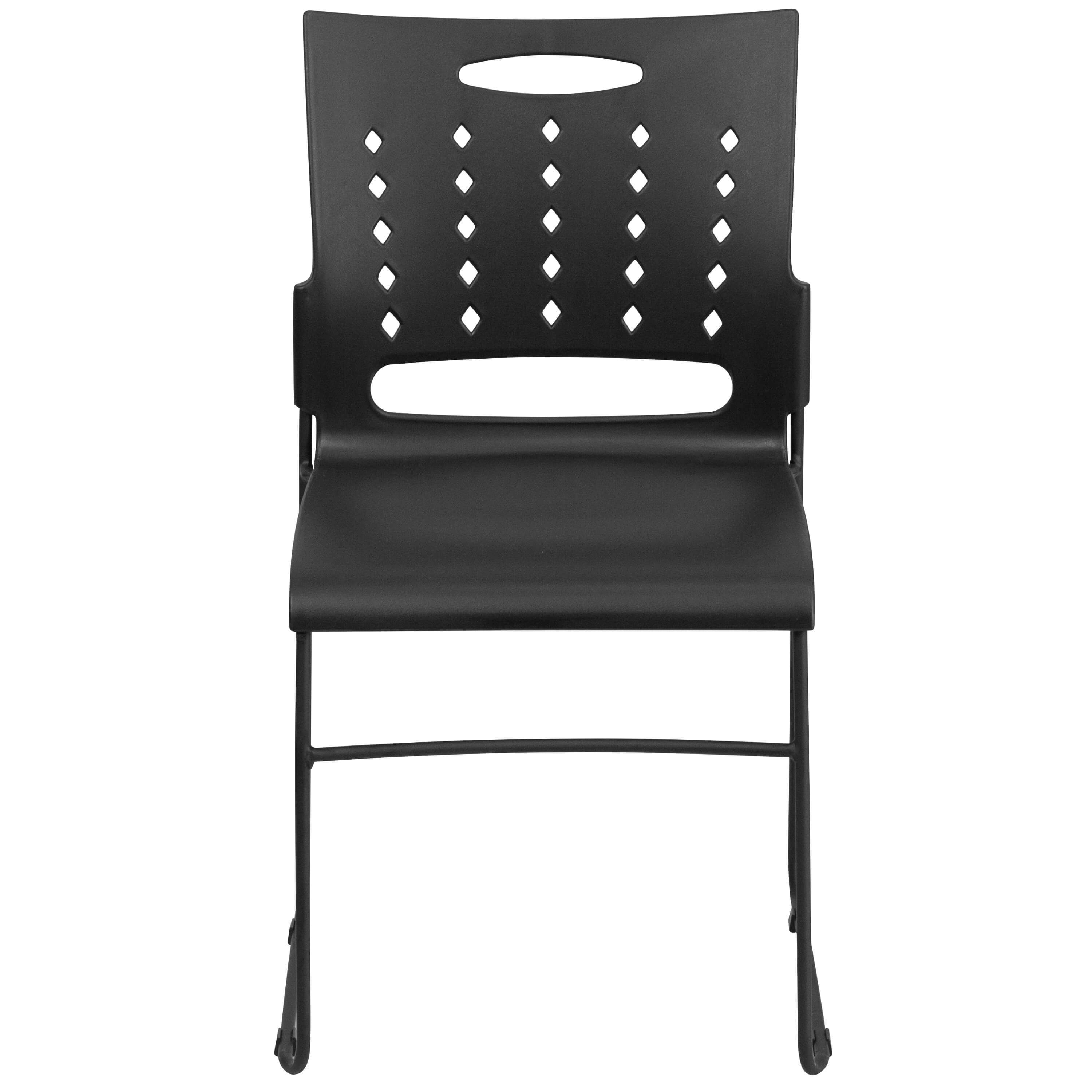 Armless guest chair front