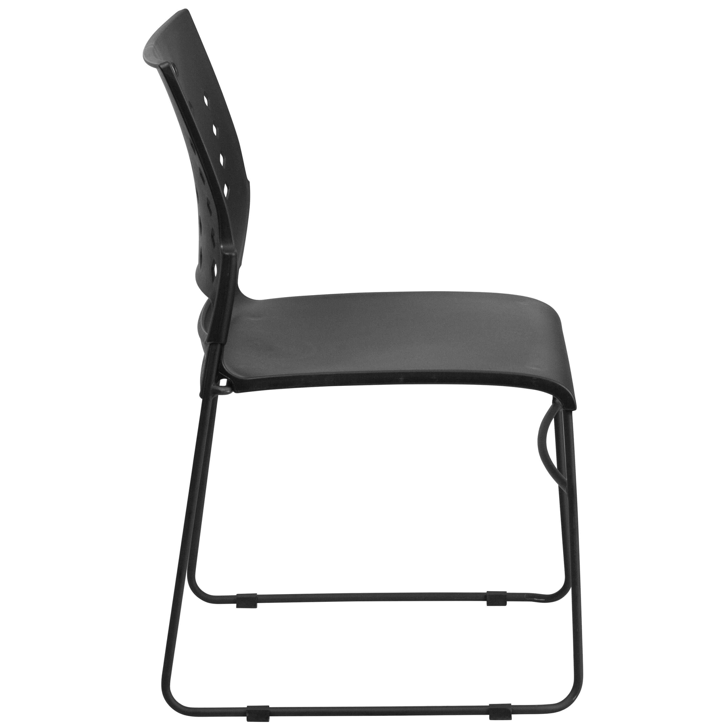 Armless guest chair side