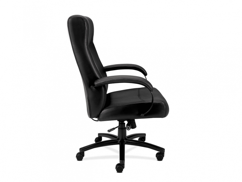 Big and tall office chair side view