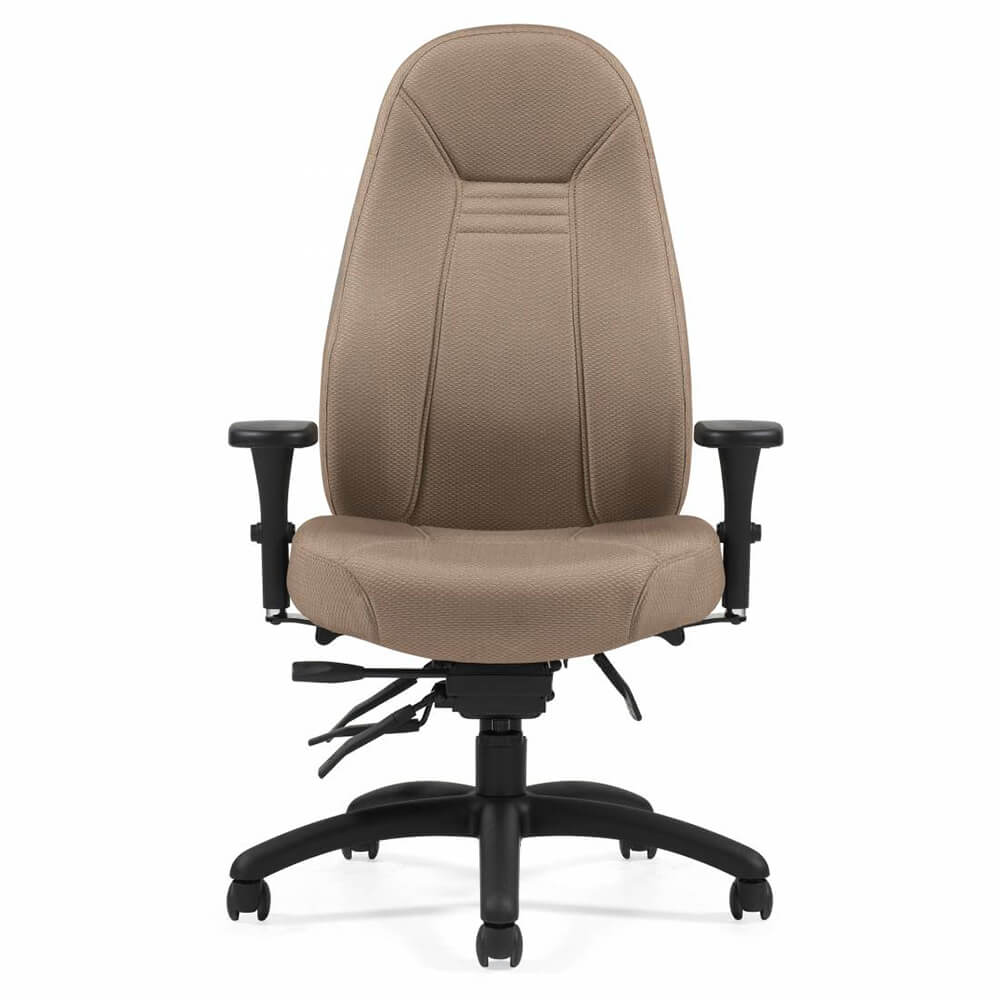 Aquarius big and tall office desk chairs front