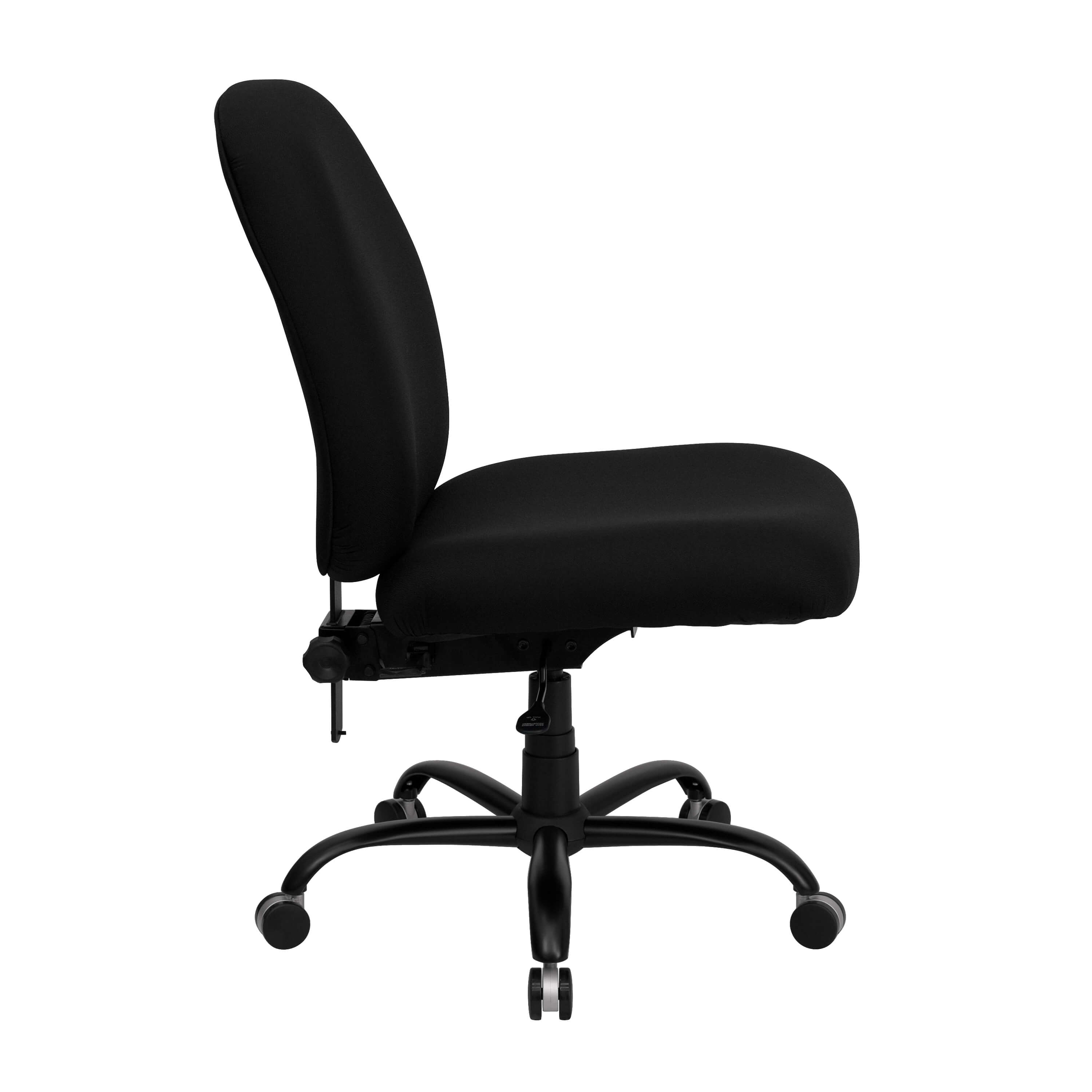 Big tall office chair side view