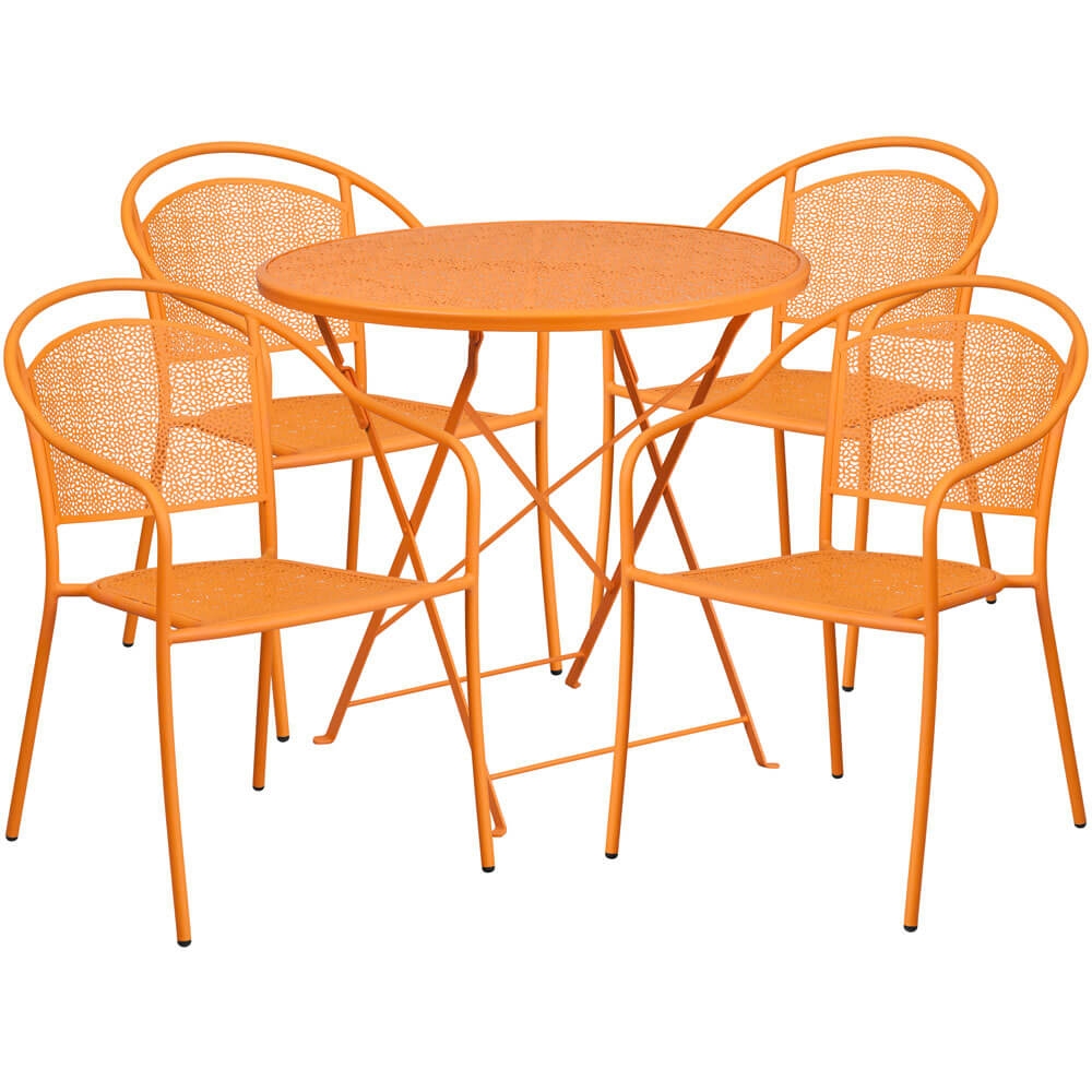 Bistro table set CUB CO 30RDF 03CHR4 OR GG FLA