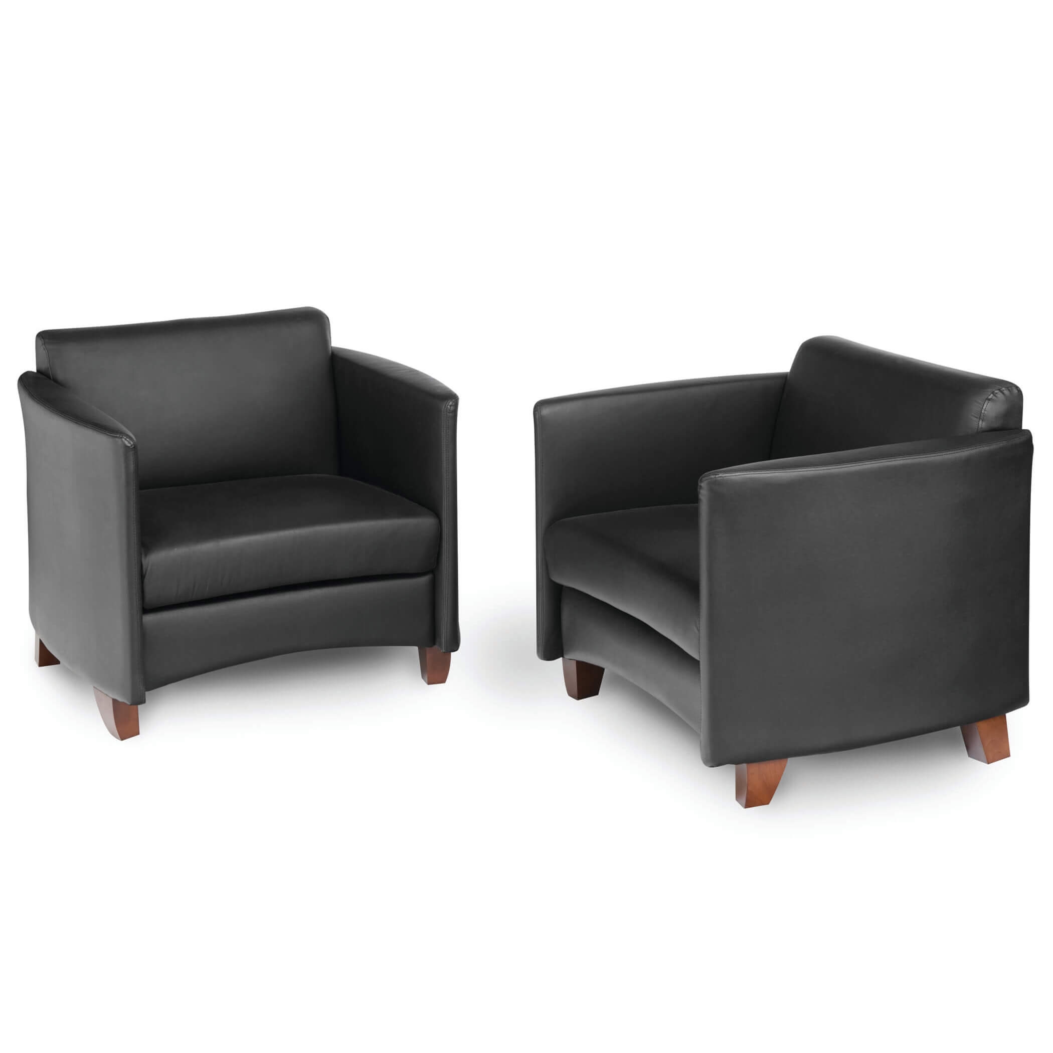 Ruston Black Reception Chairs