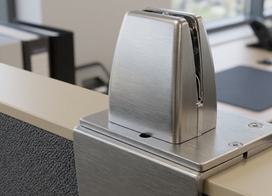 Bracket for cubicle height extender PET12H