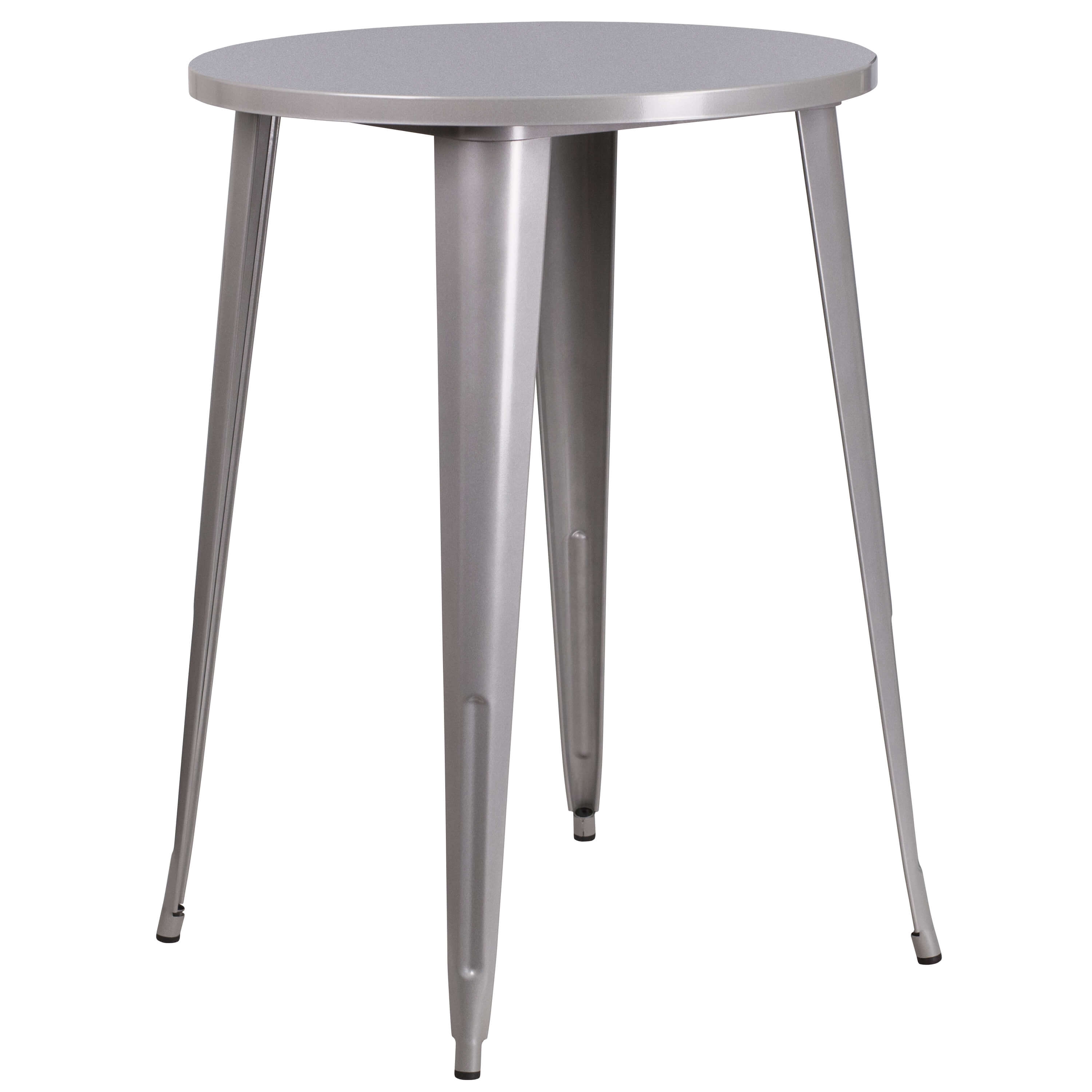 Cafe table CUB CH 51090 40 SIL GG FLA