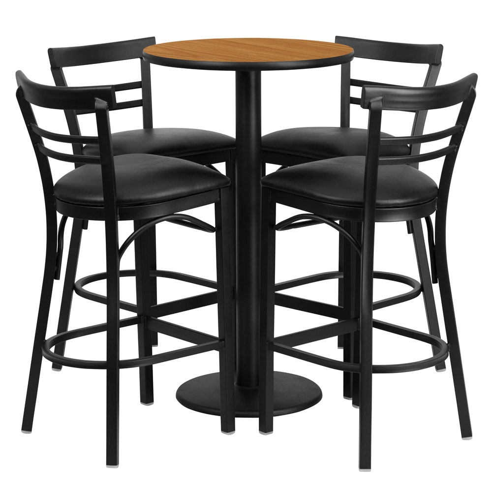 High Top Table Set Benedict 24inch Round Pub Table Sets