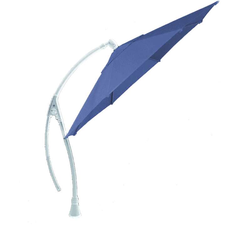 Cantilever patio umbrella open view