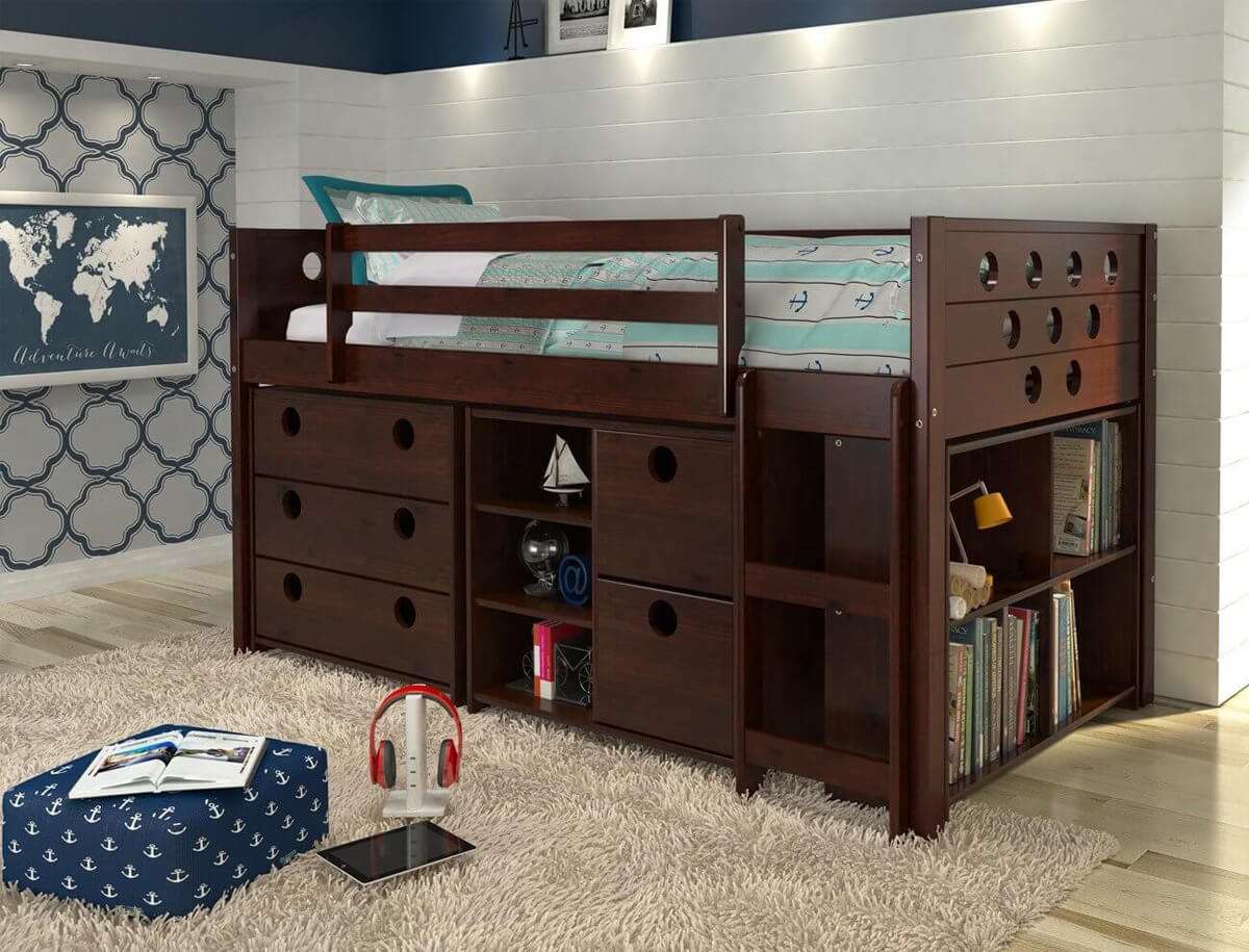 childrens loft bed