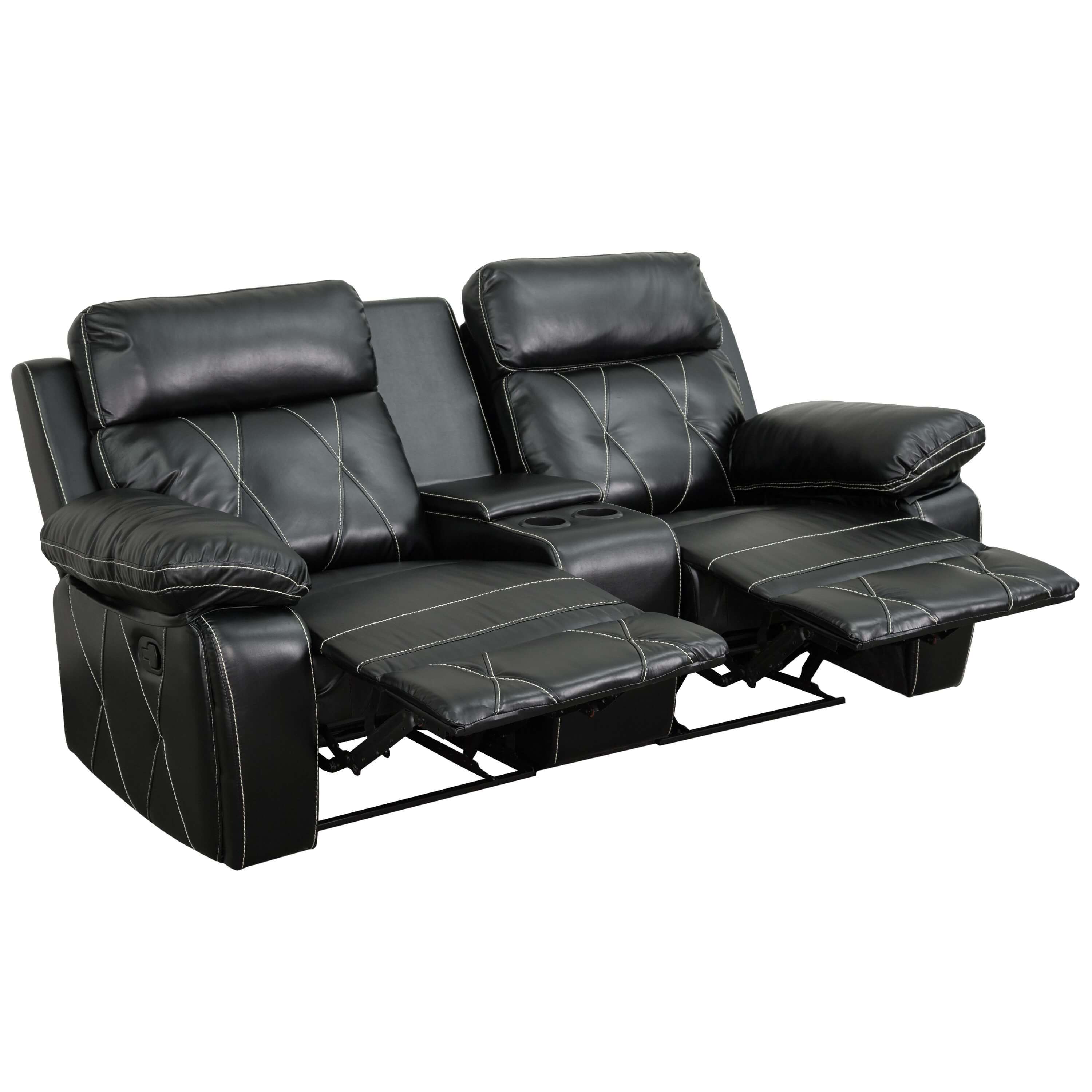 Cinema chairs reclined view
