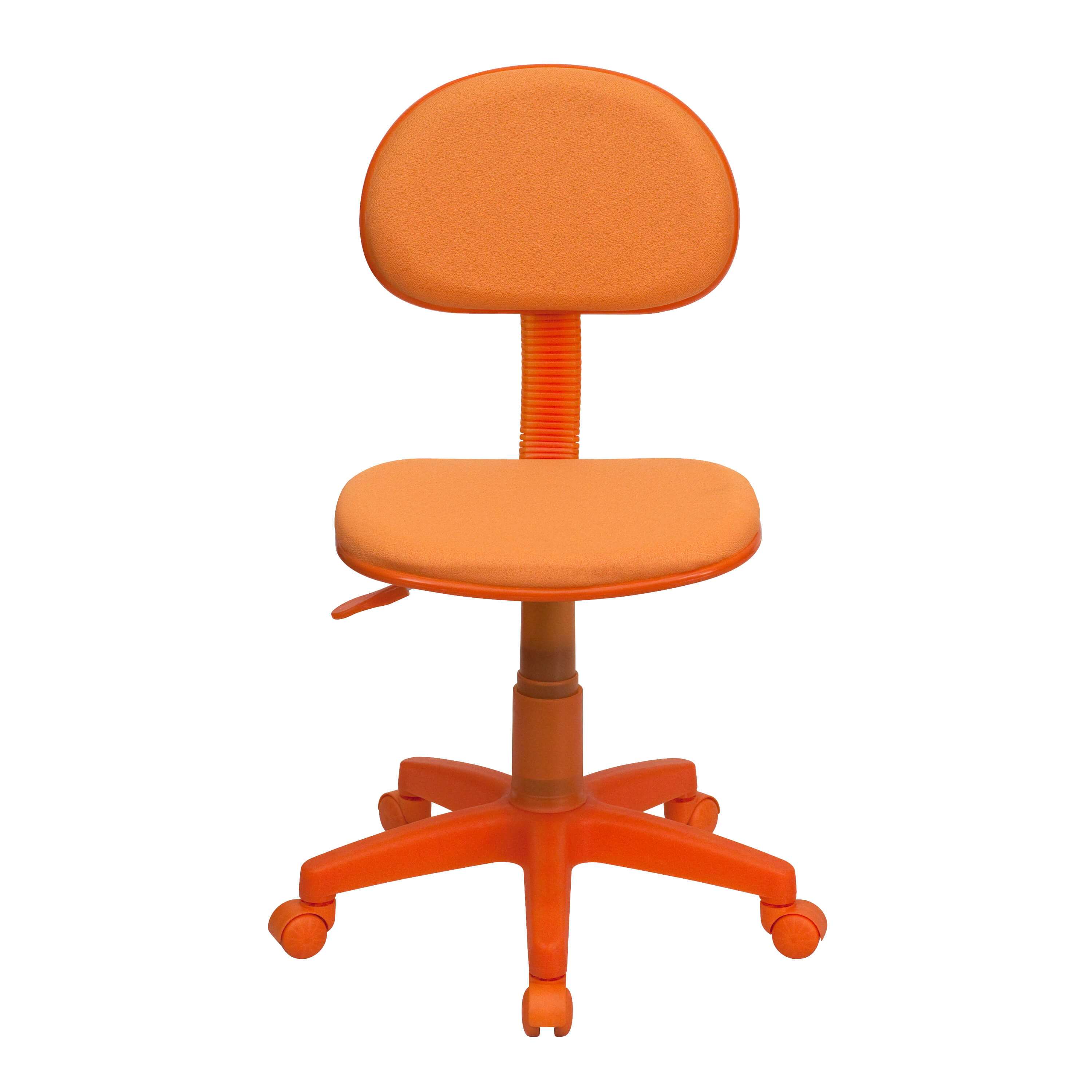 Colorful desk chairs CUB BT 698 ORANGE GG FLA