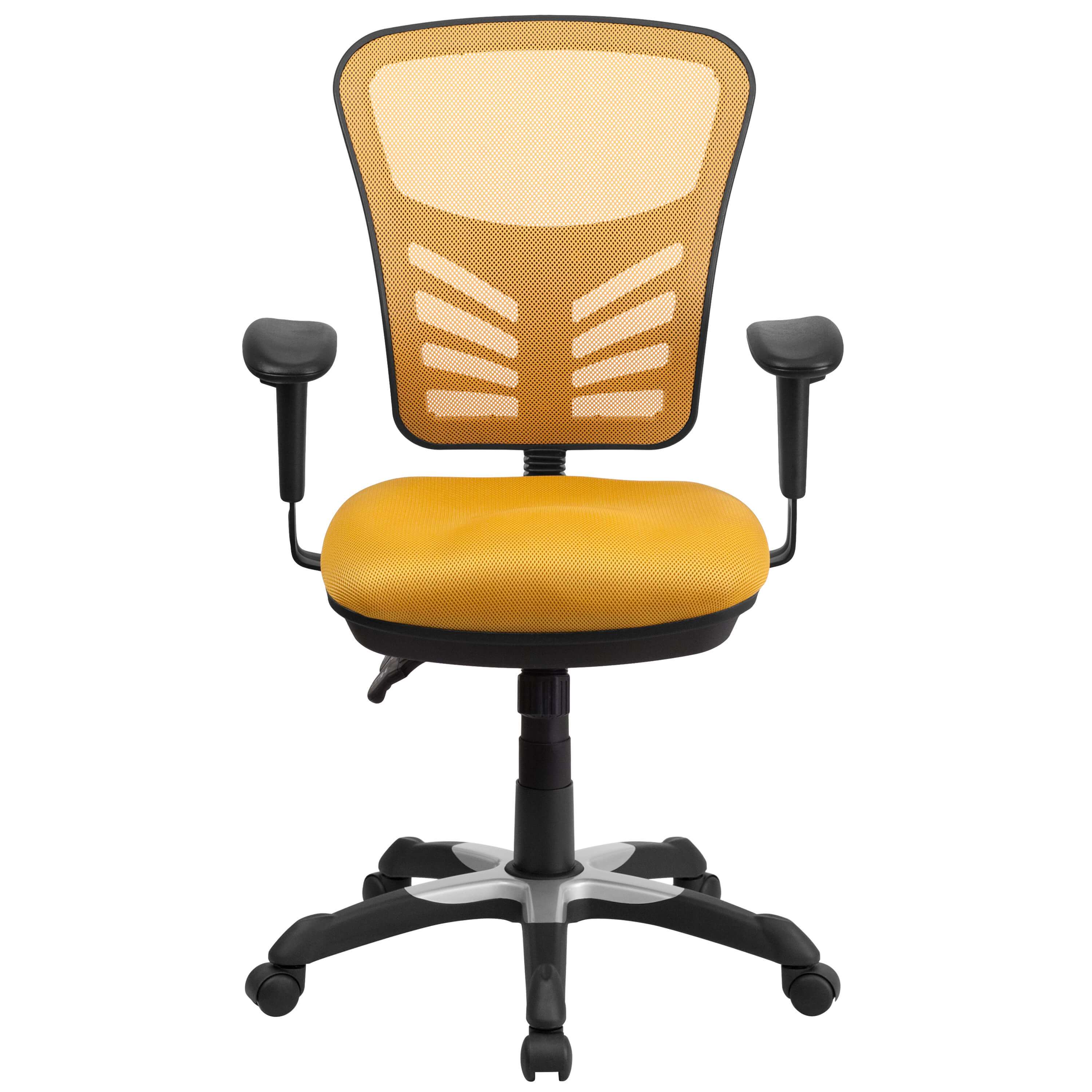 Colorful desk chairs CUB HL 0001 YEL GG FLA