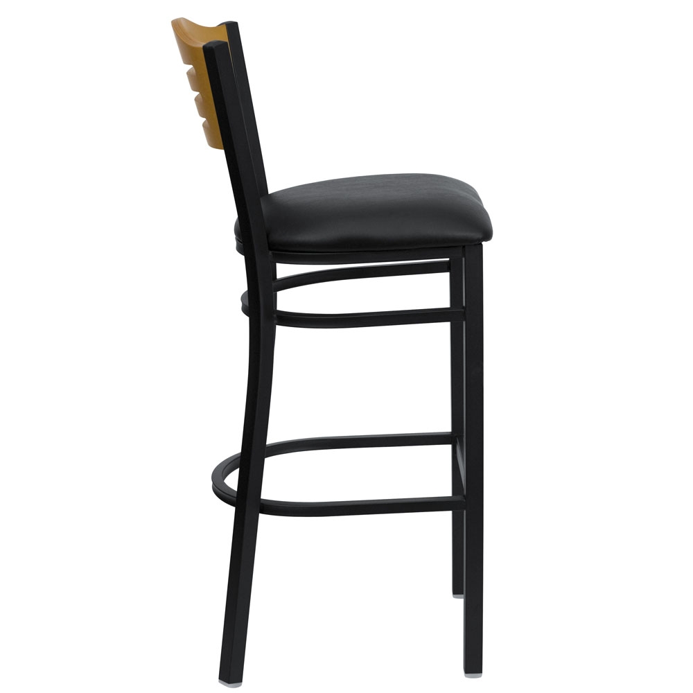 Commerical bar furniture stool side view