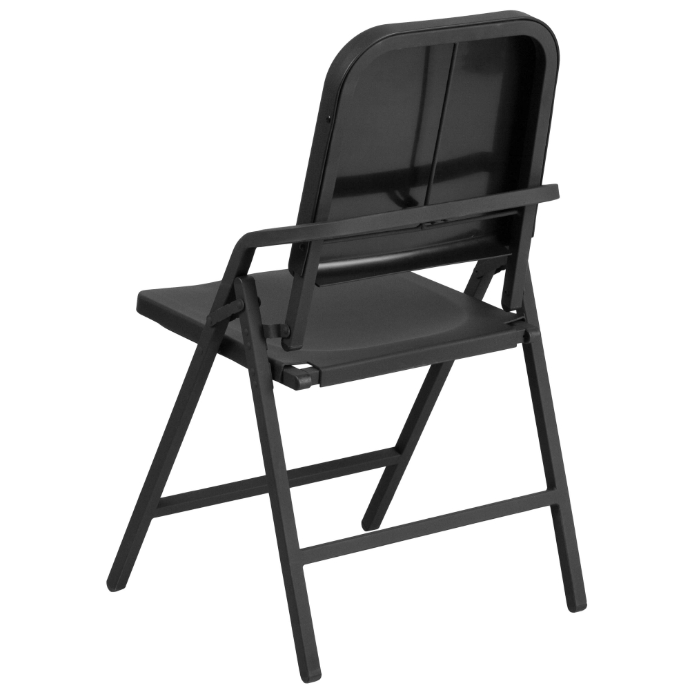 Compact portable chair rear view