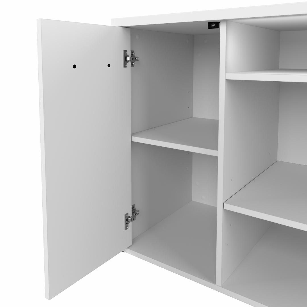 Besto conference room storage and accessories divisions