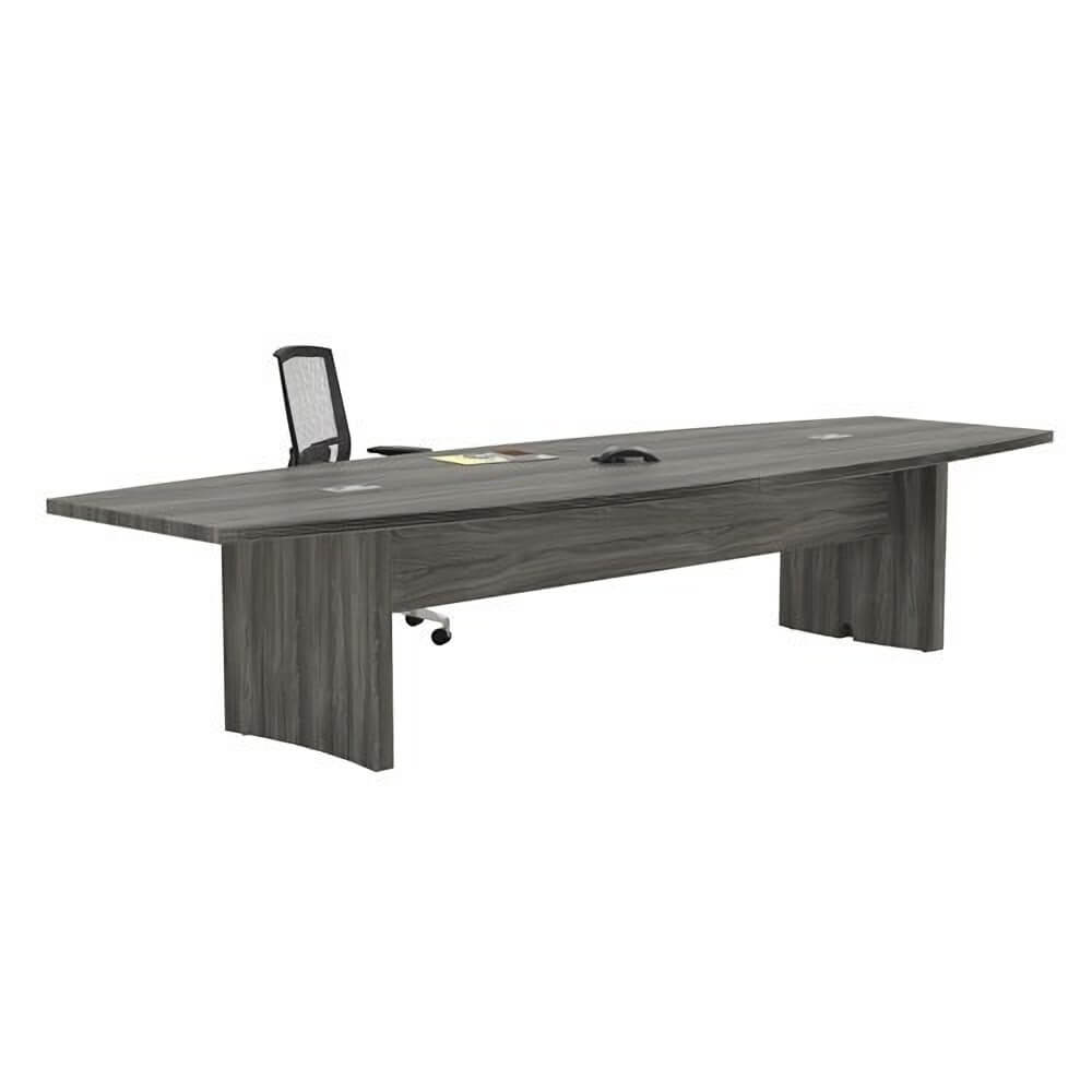 Colina boat shaped conference table angle