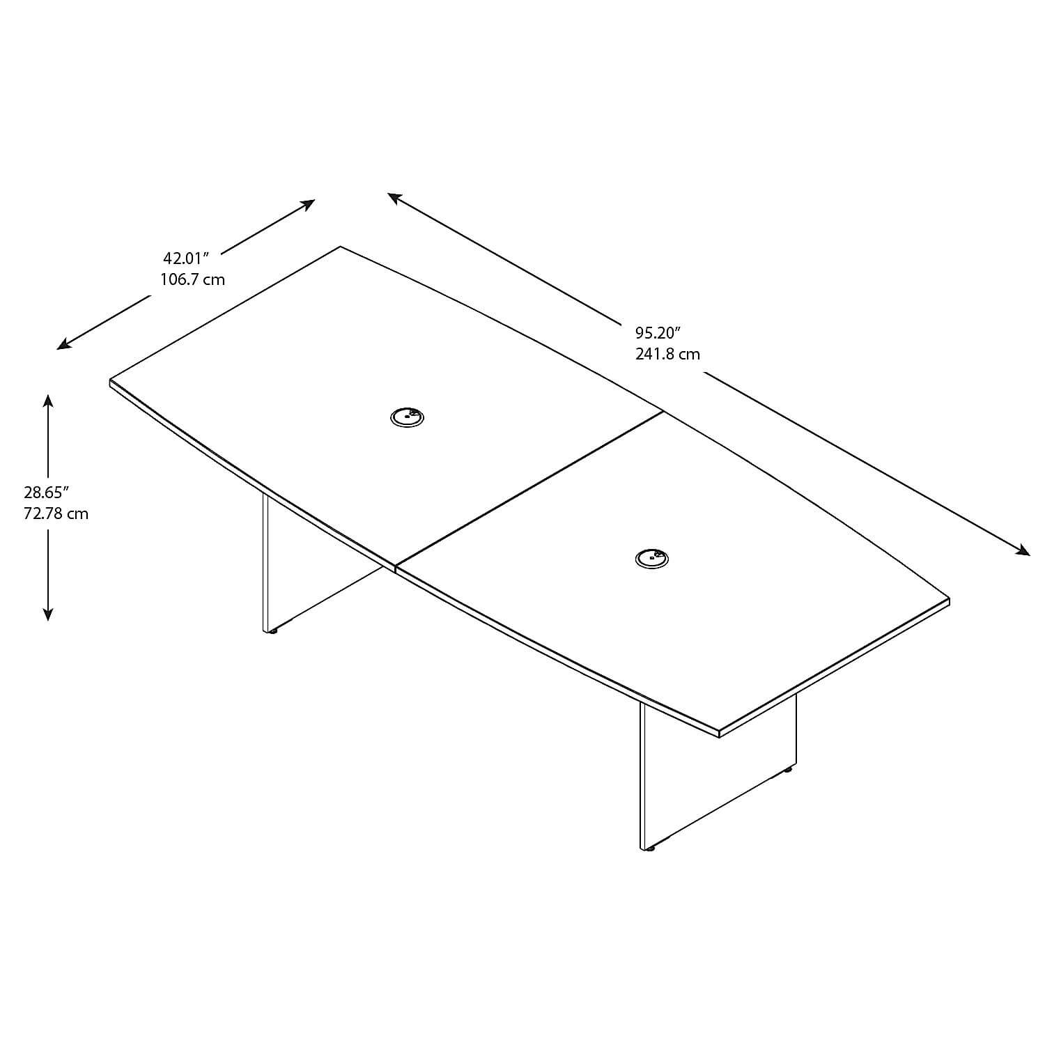 Conference tables dimensions 1 2 3 4 5 6