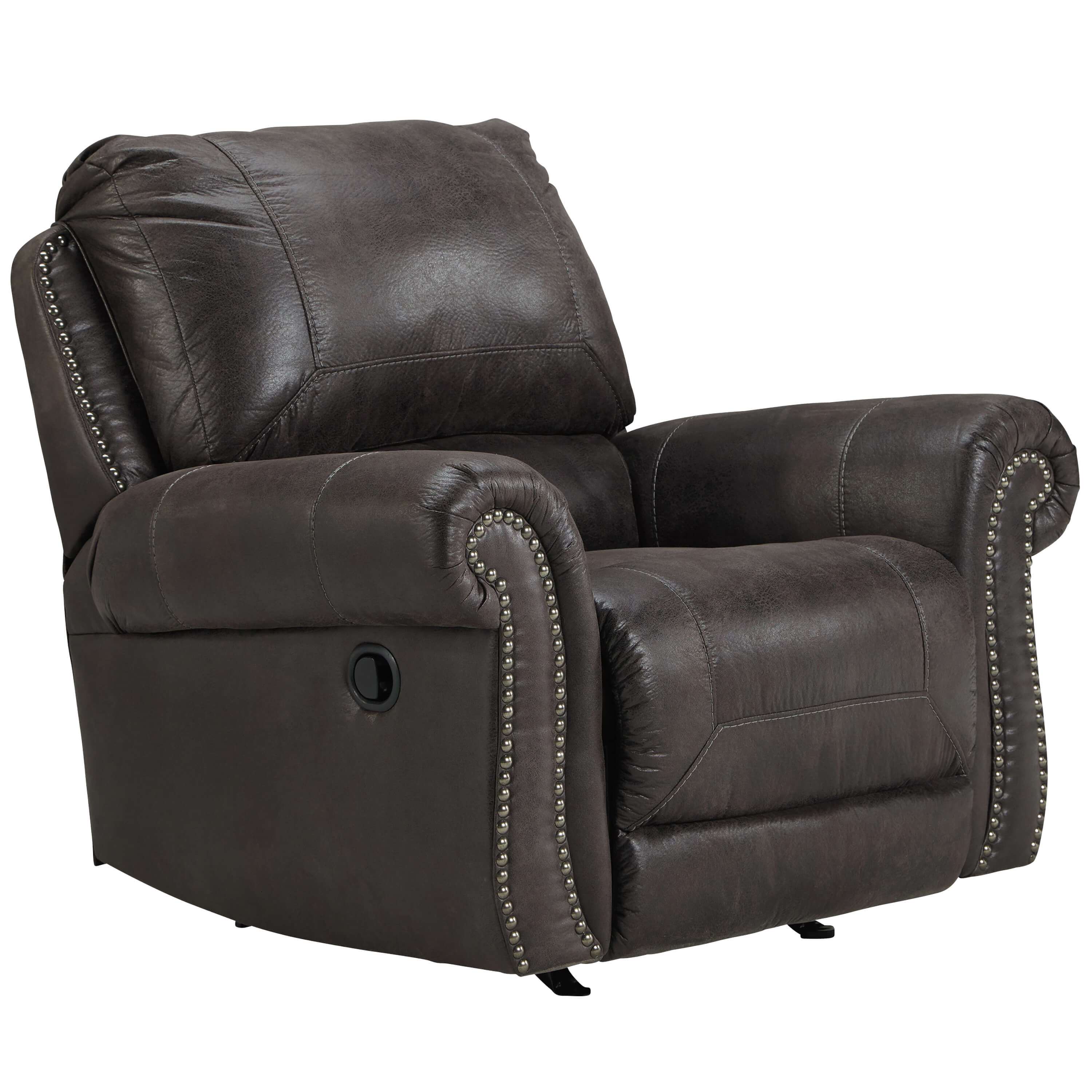 Contemporary recliners leather rocker recliner